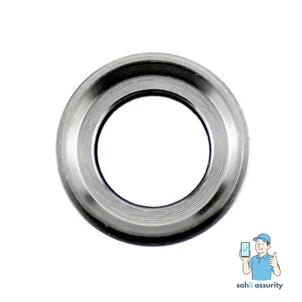 Camera Lens Glass with Frame for Apple iPhone 6 Plus Silver thumbnail